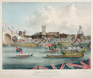 10410964
&copy; Science Museum Pictorial
�Opening of the New London Bridge�, 1 August 1831.