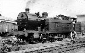 10451464
&copy; National Railway Museum
Great Indian Peninsula locomotive, c 1940.