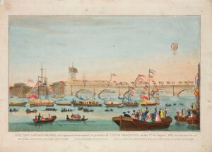 10410966
&copy; Science Museum Pictorial
�The New London Bridge�, 1 August 1831.