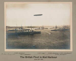 10410968
&copy; Science Museum Pictorial
�The British Fleet in Kiel Harbour�, Germany, 24th June 1914.