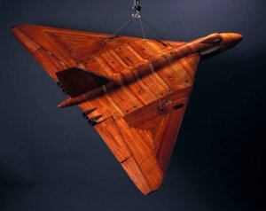 10313269
&copy; Science Museum
Low speed wind tunnel model of the Avro Vulcan, 1950s.