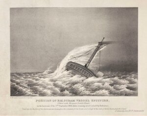 10421073
&copy; Science Museum Pictorial
H M Steam Vessel Spitfire, 3 September 1835.