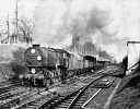 10306874
&copy; National Railway Museum
Olver Bulleid's Q1 Class 0-6-0 locomotive, built during WWII to very austere specifications.