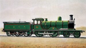 10296375
&copy;
Great North of Scotland Railway express locomotive no 115, c 1900.