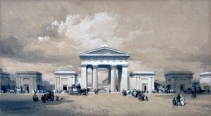 10300575
&copy; NRM - Pictorial Collection
Euston Arch, London, April 1838.