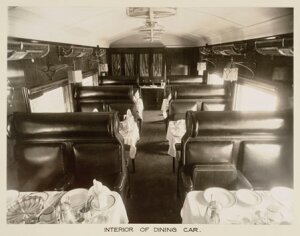 10446177
&copy; National Railway Museum
Dining car, India, c 1930.