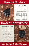 10171781
&copy; NRM - Pictorial Collection
'Worthwhile Jobs on British Railways�, BR poster, 1951.