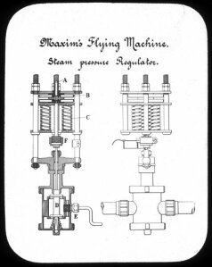 10423881
&copy; Science Museum
Steam pressure regulator from Maxim's flying machine, 1894.