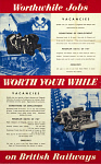 10171782
&copy; NRM - Pictorial Collection
'Worthwhile Jobs on British Railways', BR (LMR) poster, 1951.