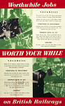 10171783
&copy; NRM - Pictorial Collection
'Worthwhile jobs on British Railways', BR (LMR) poster, 1951.
