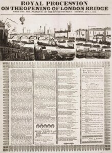 10410984
&copy; Science Museum Pictorial
�Royal Procession on the Opening of London Bridge�, 1 August 1831.