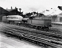 10306985
&copy; National Railway Museum
First of the stramlined class 4-6-2, 'Coron