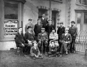 10282486
&copy; Science Museum Archive
The Pearson Office and staff, Port Talbot, c 1900.