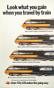 10174887
&copy; NRM - Pictorial Collection
'Look what you Gain when you Travel by Train�, BR poster, 1977.