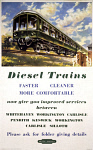 10170691
'Diesel Trains' BR (LMR) poster, c 1950s.