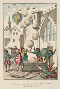 10415791
&copy; Science Museum Library
�The box of balloons, or, The frightened customs assistants�, 1784.