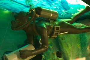 10466792
&copy; Science Museum
Scuba diver.