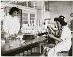 10432098
&copy; NMeM Daily Herald Archive
'Girls Preparing Nutrient Media for Bacteriological Test', 1946.