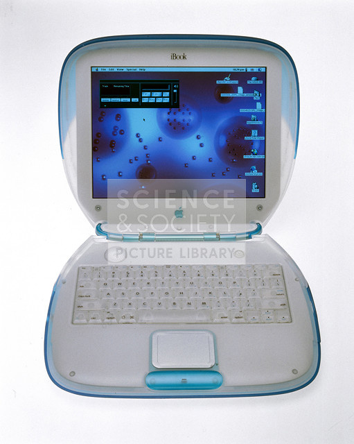 Blueberry iBook, 2000. | Science & Society Picture Library