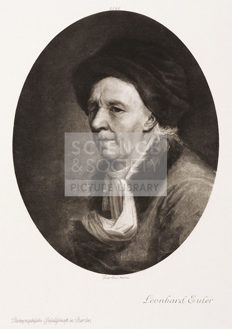 Leonhard Euler, mathematician, c 1770s. | Science & Society Picture Library
