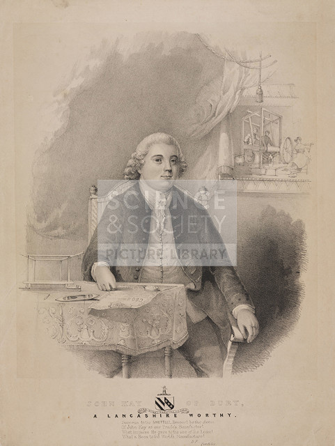 John Kay, English inventor, c 1750s. | Science & Society Picture Library